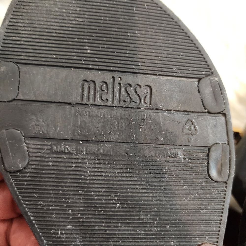 MELISSA WONDERFUL II FLIP-FLOPS ECOLOGICAL MATERIALS SIZE 5 - Picture 5 of 15